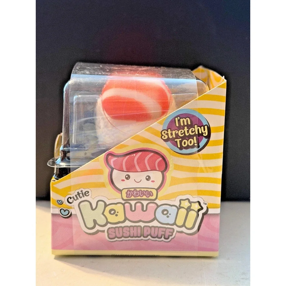 New Ja-Ru Kawaii Cutie Sushi Puff Squishy Toys Sensory Stress Relief Puffs
